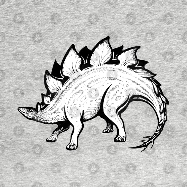 Dinosaur Stegosaurus by Yulla